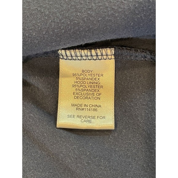 Juicy Couture Youth Blue Jacket Girl’s Size XXL Full Zip Hood Heavy Velour - Picture 7 of 13